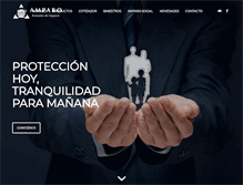 Tablet Screenshot of amparoseguros.com